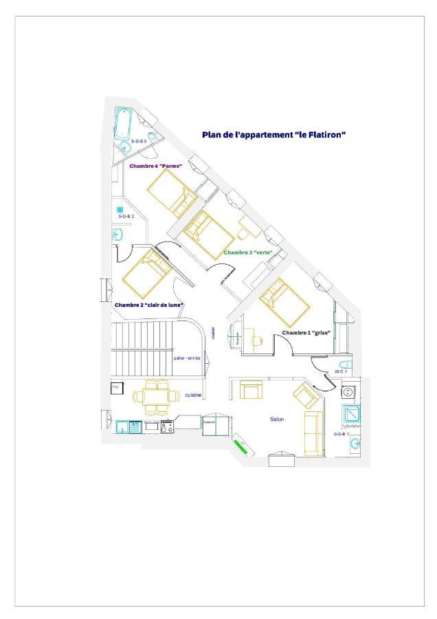 Le Flatiron - 4 Apartment Tarbes
